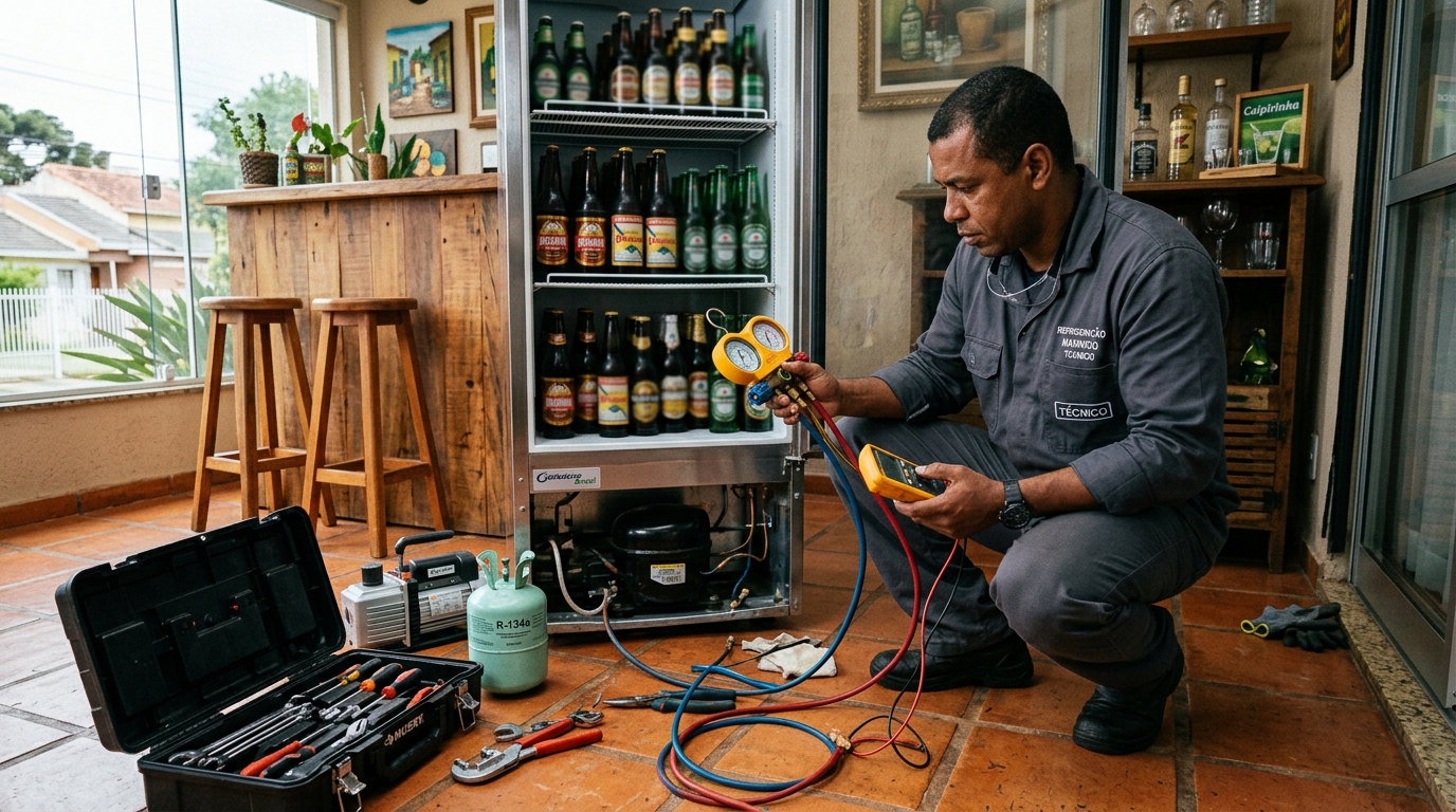 Técnico de refrigeração comercial perto de mim em Campinas‑SP
